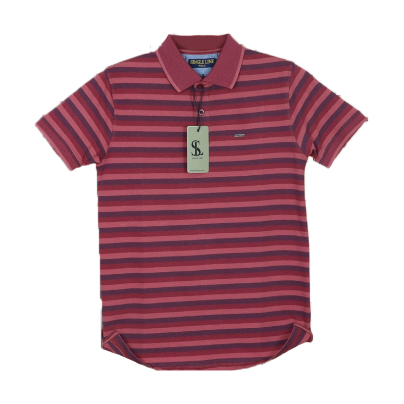 Stylish Auto Stripe Short Sleeve Polo T-Shirt For Man(17)